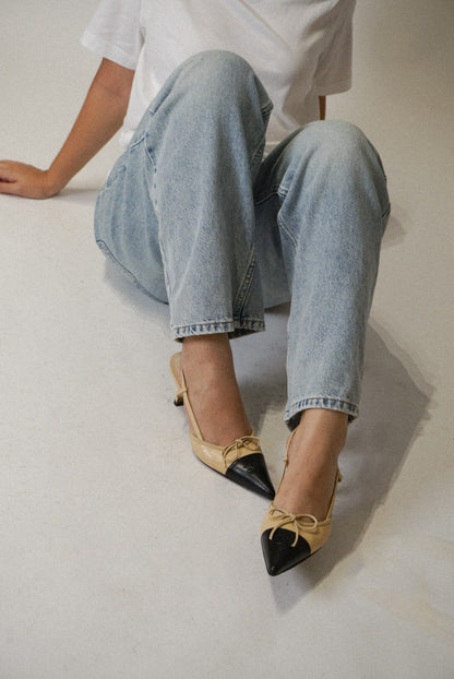 Chanel Pointed Toe Slingback Heels